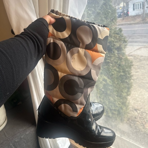 Coach charm signature boots in black “joli” - Picture 1 of 6